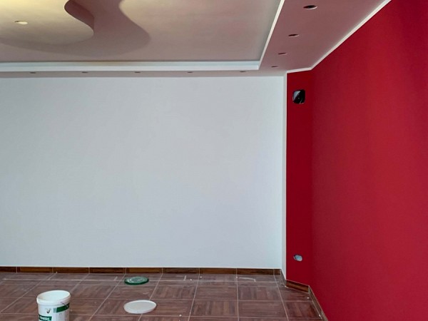 Cantiere Tarcento velette soffitto pitture e tinteggiatura