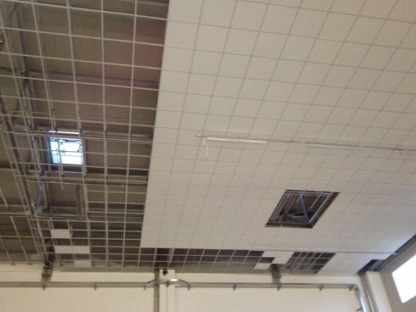 Controsoffitto  capannone Meduno